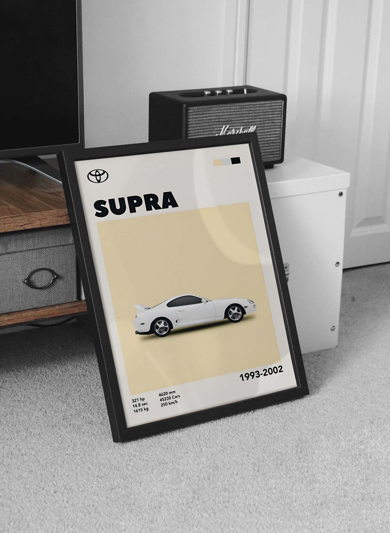 تابلو ماشینی مشخصات تویوتا سوپرا TOYOTA SUPRA - Image 3