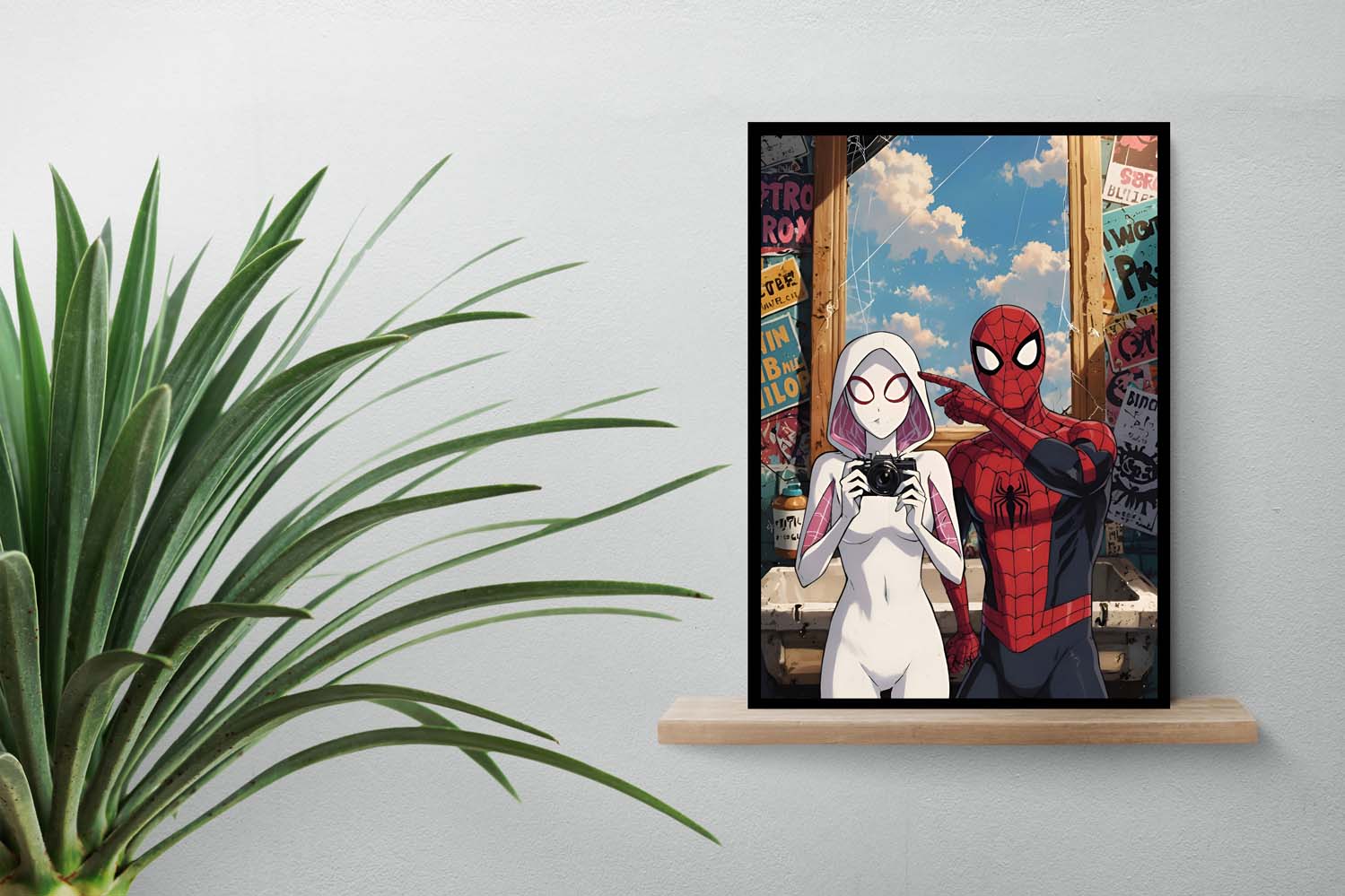 تابلو اسپایدر من و اسپایدر وومن|Spider man & Spider Woman(196) - Image 2