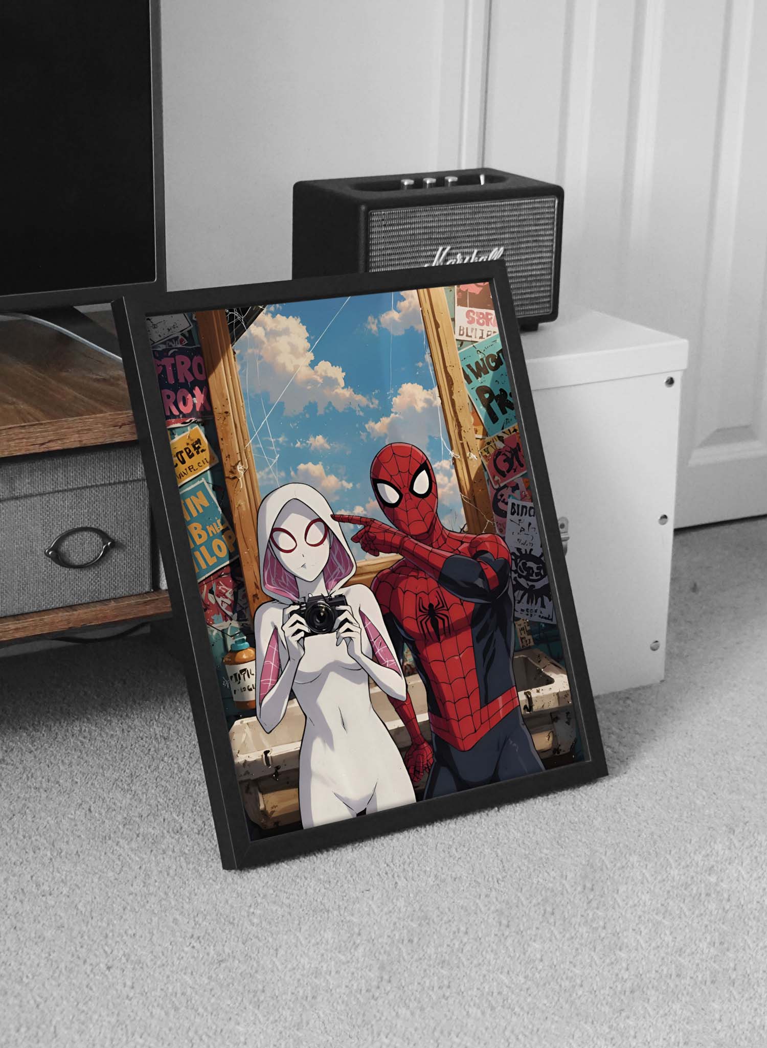تابلو اسپایدر من و اسپایدر وومن|Spider man & Spider Woman(196) - Image 3