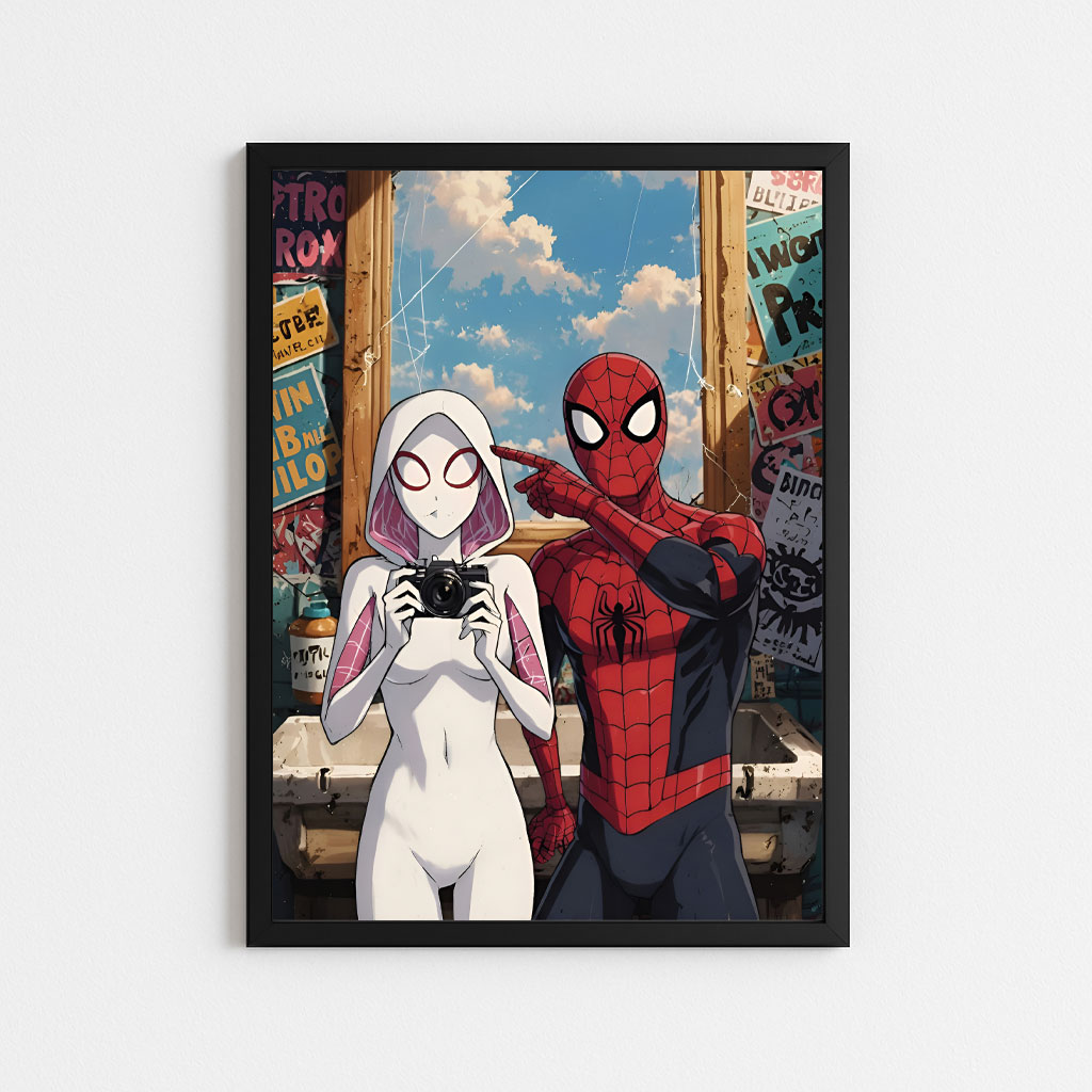 تابلو اسپایدر من و اسپایدر وومن|Spider man & Spider Woman(196)