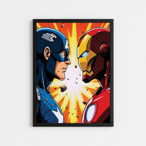 تابلو کاپتان آمریکا و آیرون من|Captain America&Iron Man