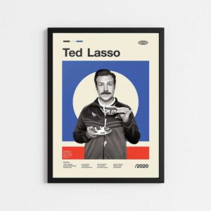 تابلو مینیمال طرح فیلم تدلاسو | TED LASSO
