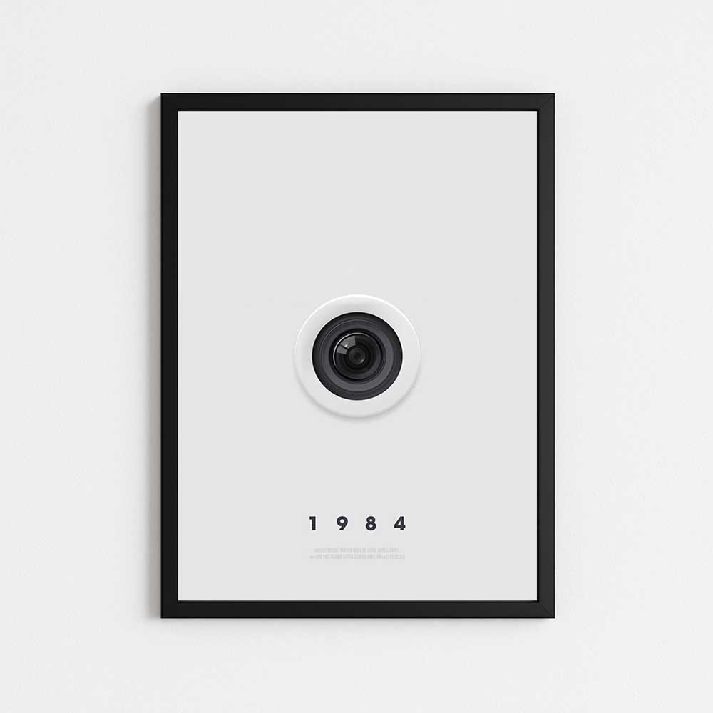تابلو مینیمال طرح فیلم1984