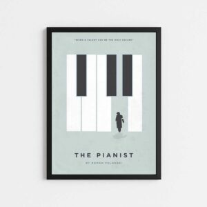 تابلو مینیمال طرح فیلم پیانیست | THE PIANIST