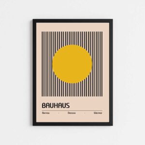 تابلو مینیمال طرح باو هاوس | BAUHAUS