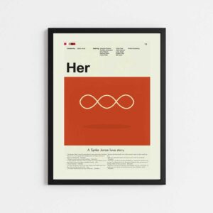 تابلو مینیمال طرح هر | HER