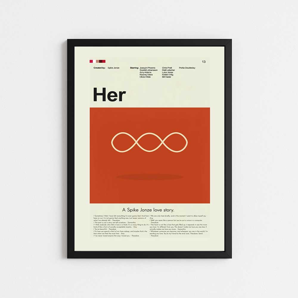 تابلو مینیمال طرح هر | HER