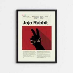 تابلو مینیمال طرح فیلم جوجو ربیت | JOJO RABBIT