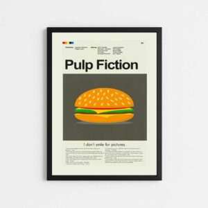 تابلو مینیمال طرح فیلم پالپ فیکشن | PULP FICTION