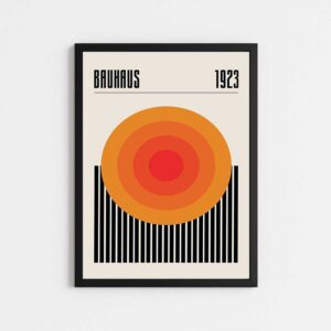 تابلو مینیمال طرح باو هاوس 1923 |BAUHAUS 1923