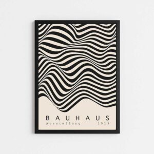 تابلو مینیمال طرح باو هاوس 1919 |BAUHAUS 1919