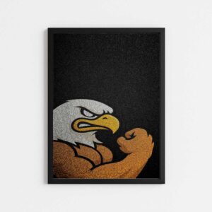 تابلو مدرن طرح فیگور عقاب
