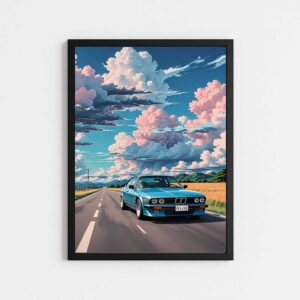 تابلو مدرن طرح ماشین بی ام و |BMW