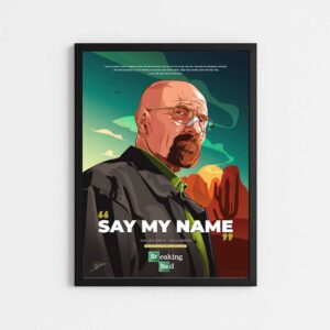 تابلو مینیمال طرح سریال برکینگ بد | BREAKING BAD