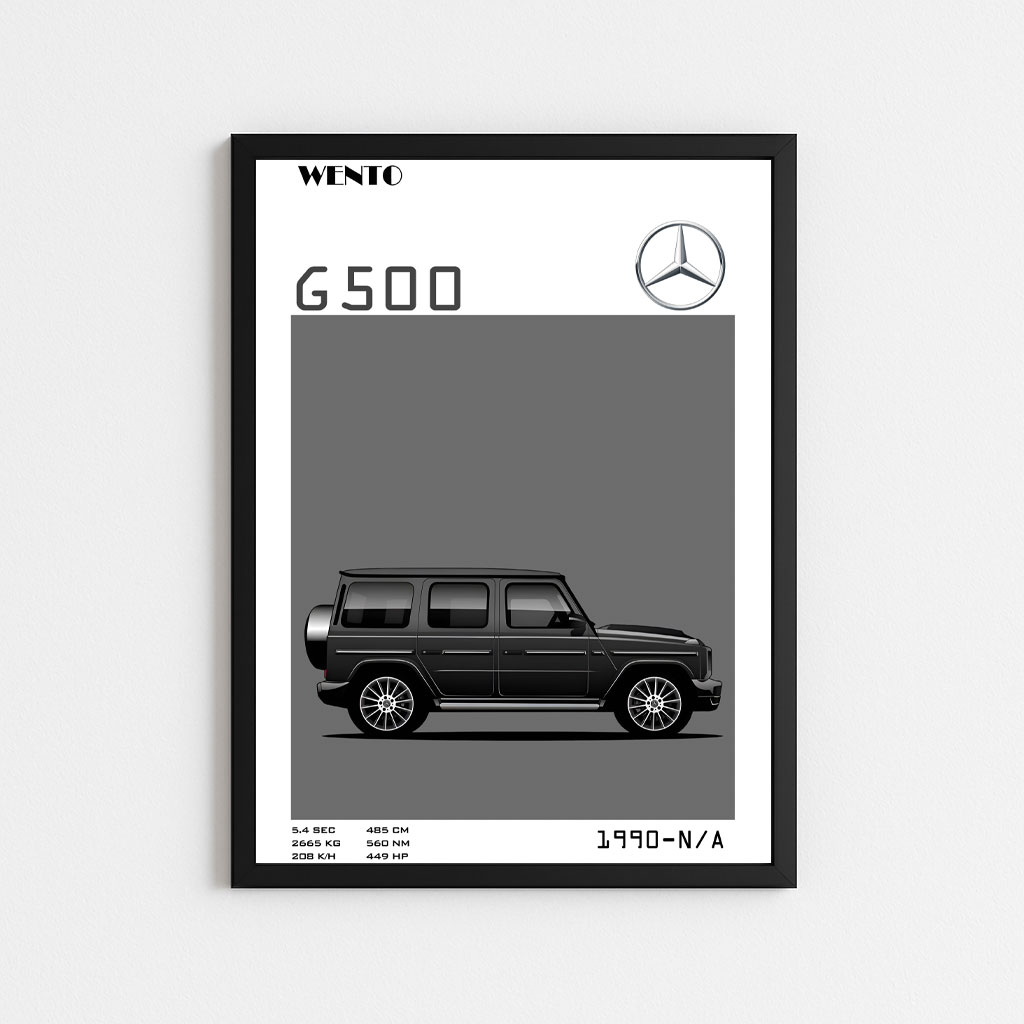 تابلو مشخصات مرسدس بنز جی کلاس|MERCEDES BENZ G CLASS