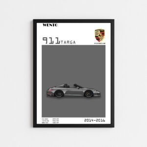 تابلو مشخصات ماشینی پورشه ۹۱۱|PORSCHE 911