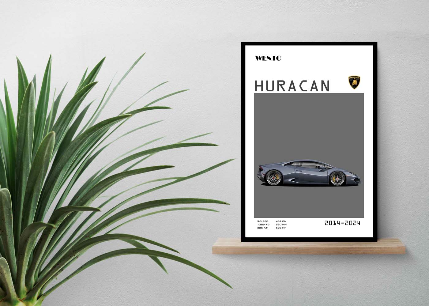 تابلو ماشینی لامبورگینی هوراکان|LAMBORGHINI HURACAN - Image 3