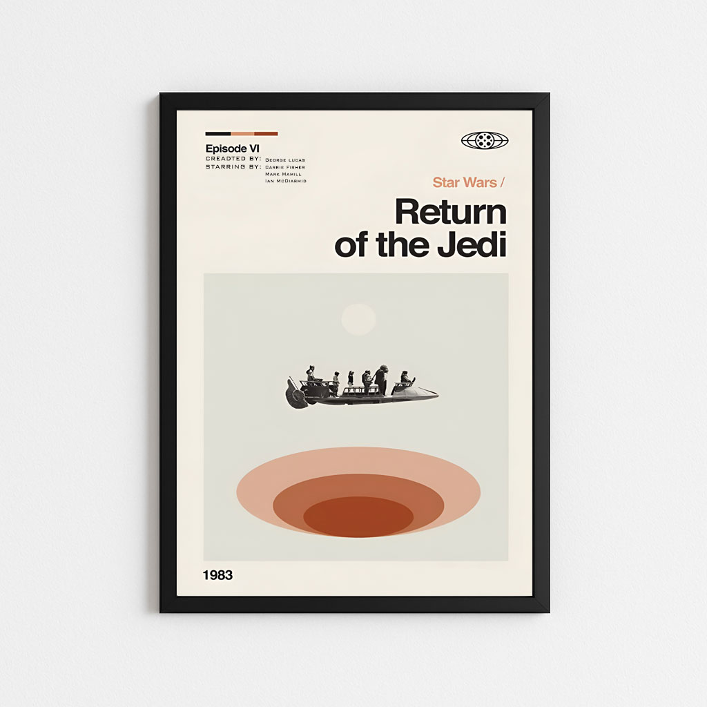 تابلو فیلم و سریال جنگ ستارگان STAR WARS(بازگشت جدای|RETURN OF JEDI)