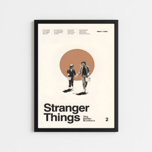 تابلو مینیمال طرح سریال استرنجر تینگ | STRANGER THING