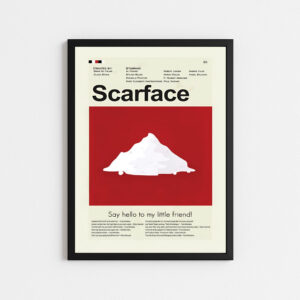 تابلو مینیمال طرح فیلم SCARFACE