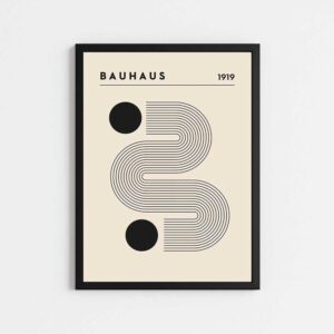 تابلو مینیمال طرح BAUHAUS 1919