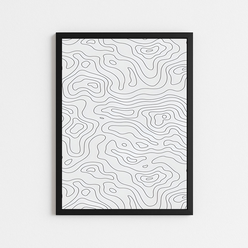 تابلو مینیمال طرح LINE ART