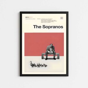 تابلو مینیمال سریال سوپرانوز Sopranos