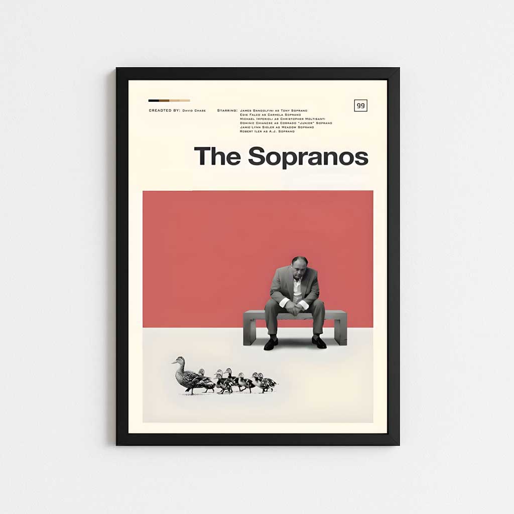 تابلو مینیمال سریال سوپرانوز Sopranos