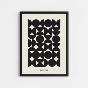 تابلو مینیمال طرح BAUHAUS