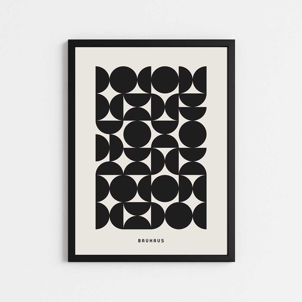 تابلو مینیمال طرح BAUHAUS