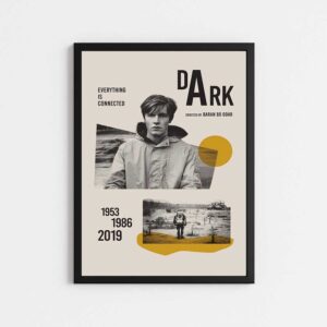 تابلو مینیمال طرح سریال دارک | DARK