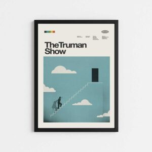 تابلو مینیمال طرح THE TRUE MAN SHOW