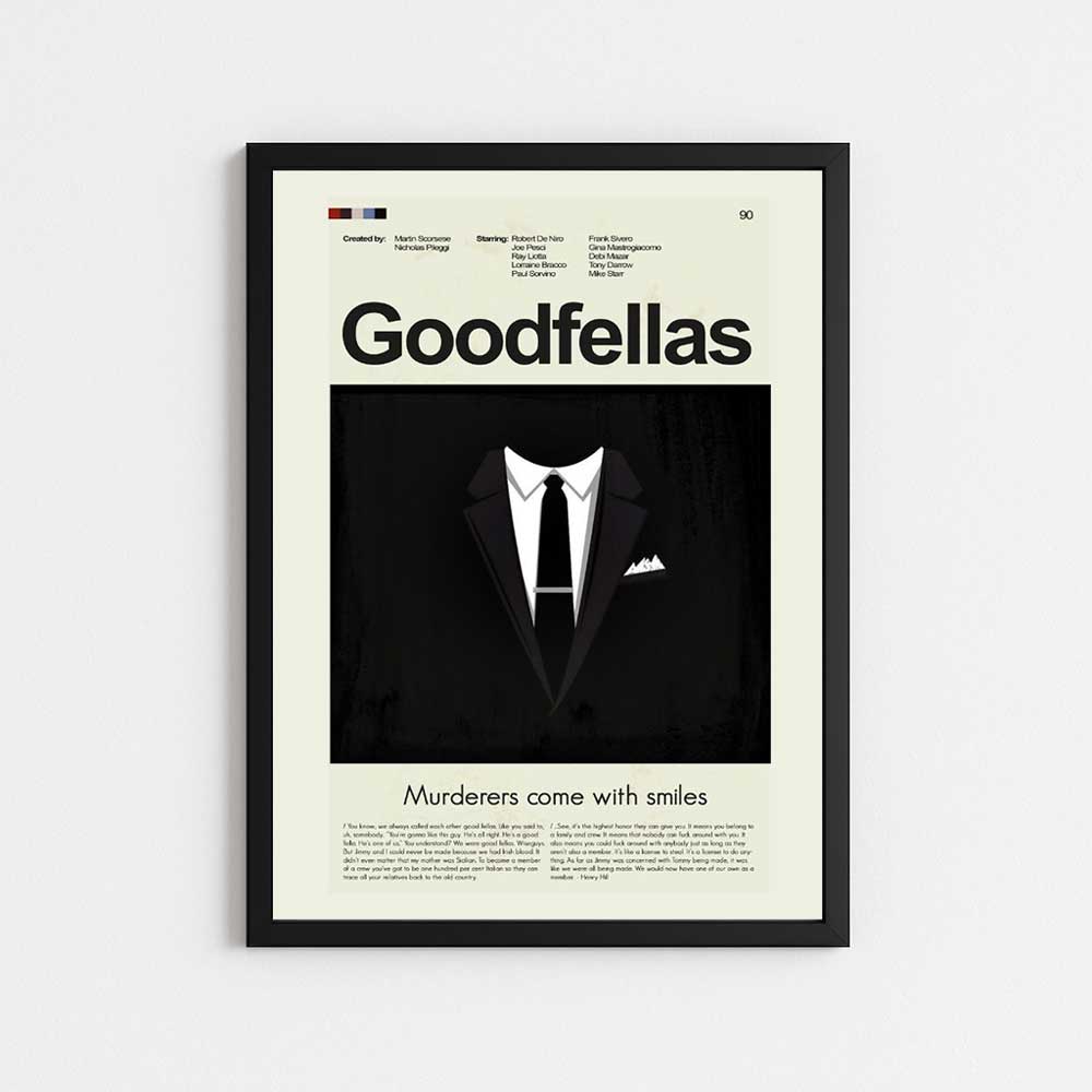 تابلو مینیمال طرح فیلم GOODFELLAS