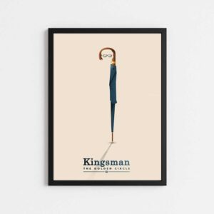 تابلو مینیمال طرح  فیلم KINGS MAN