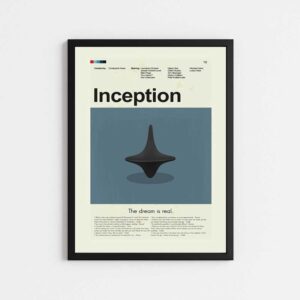تابلو مینیمال طرح  فیلم INCEPTION