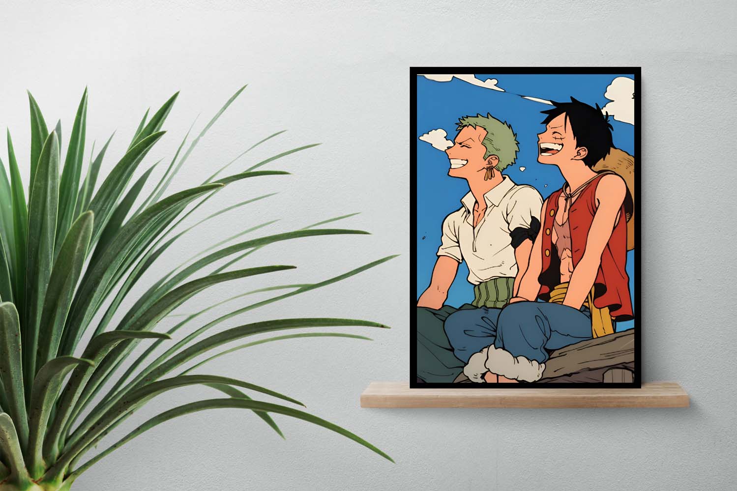 تابلو چهره رورونوآ زورو و مانکی لافی|Roronoa Zoro Monkey D Luffy(204) - Image 2