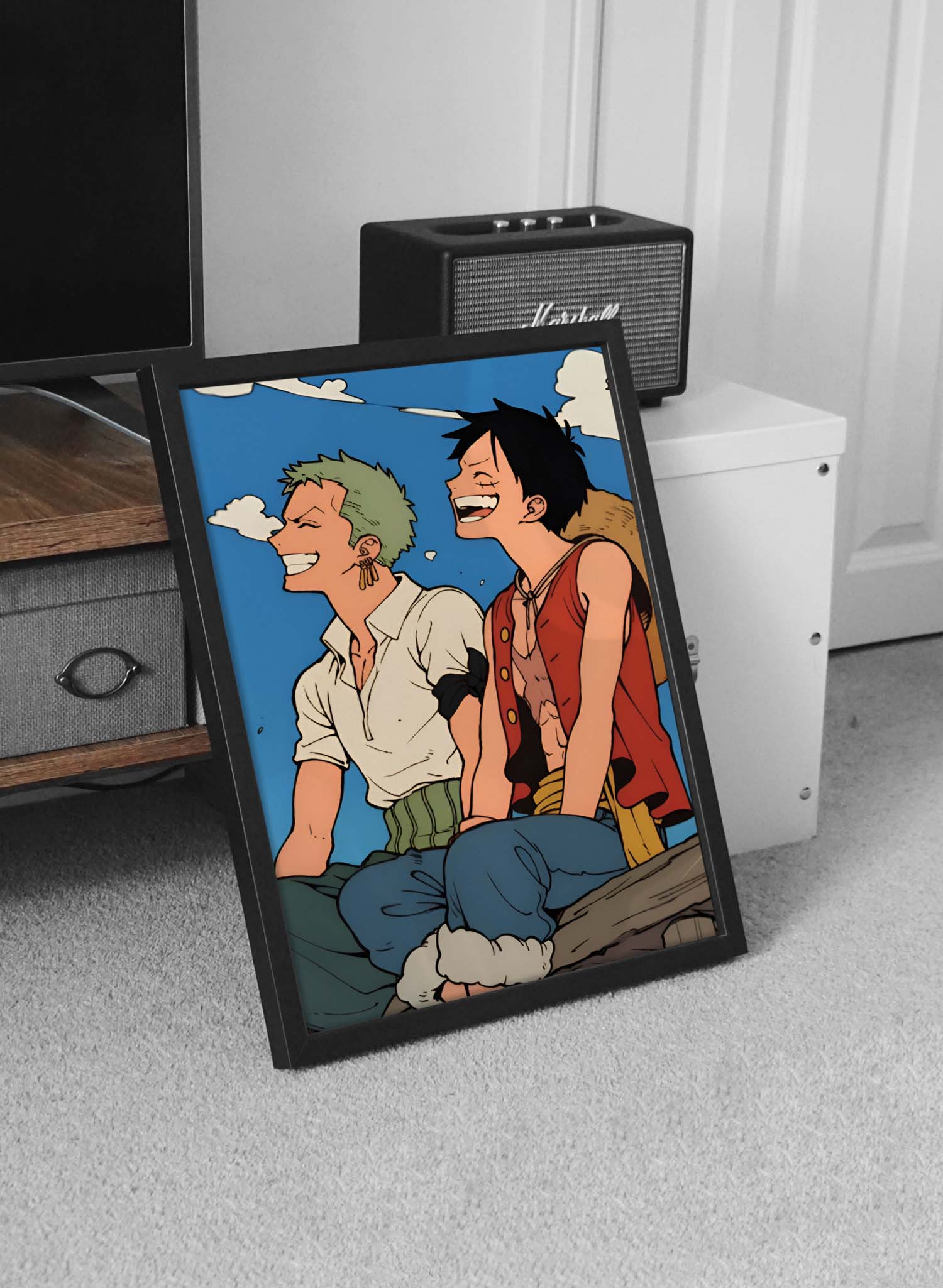 تابلو چهره رورونوآ زورو و مانکی لافی|Roronoa Zoro Monkey D Luffy(204) - Image 3