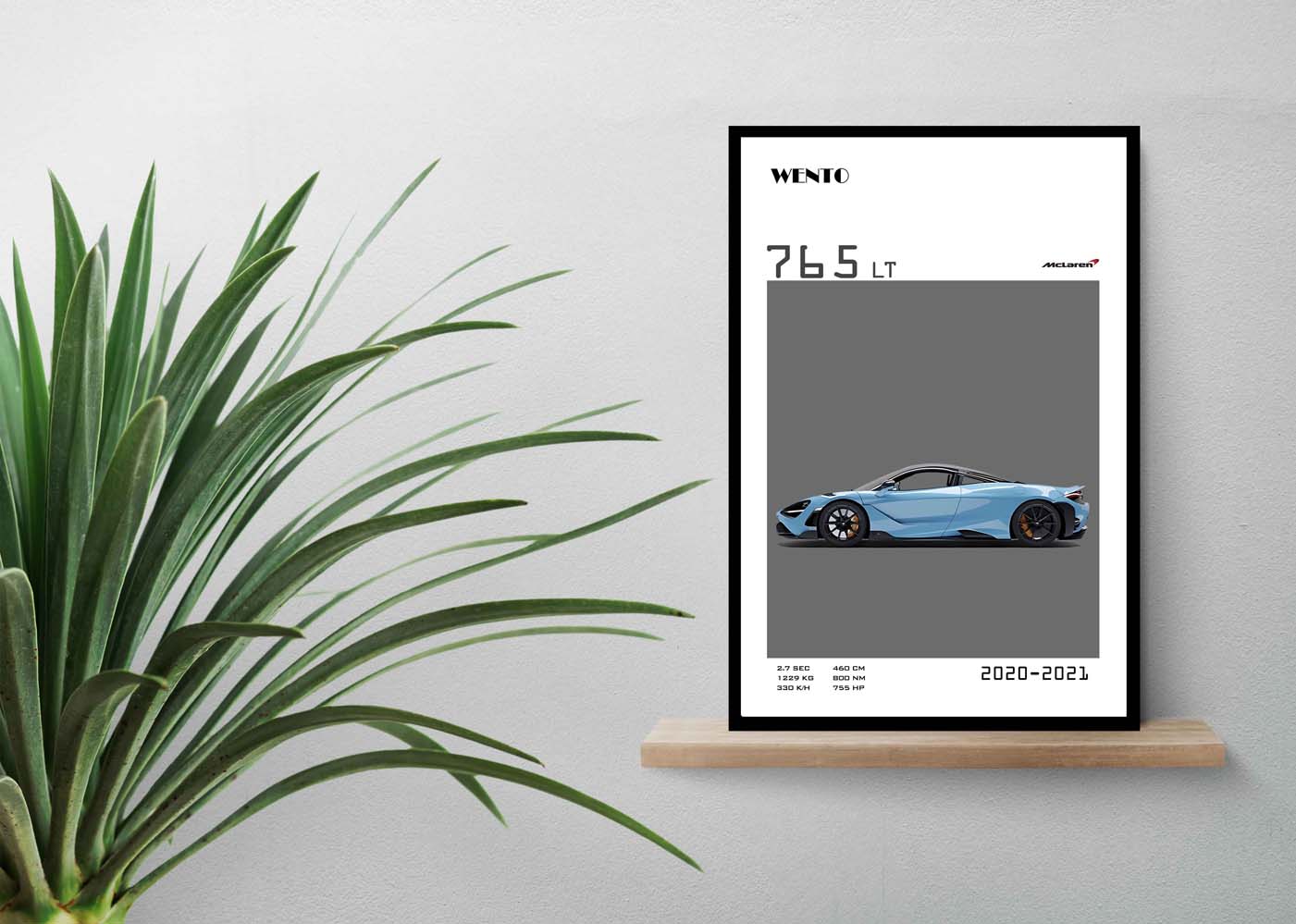 تابلو ماشینی مکلارن ۷۶۵ ال تی|MCLAREN 765 LT - Image 2