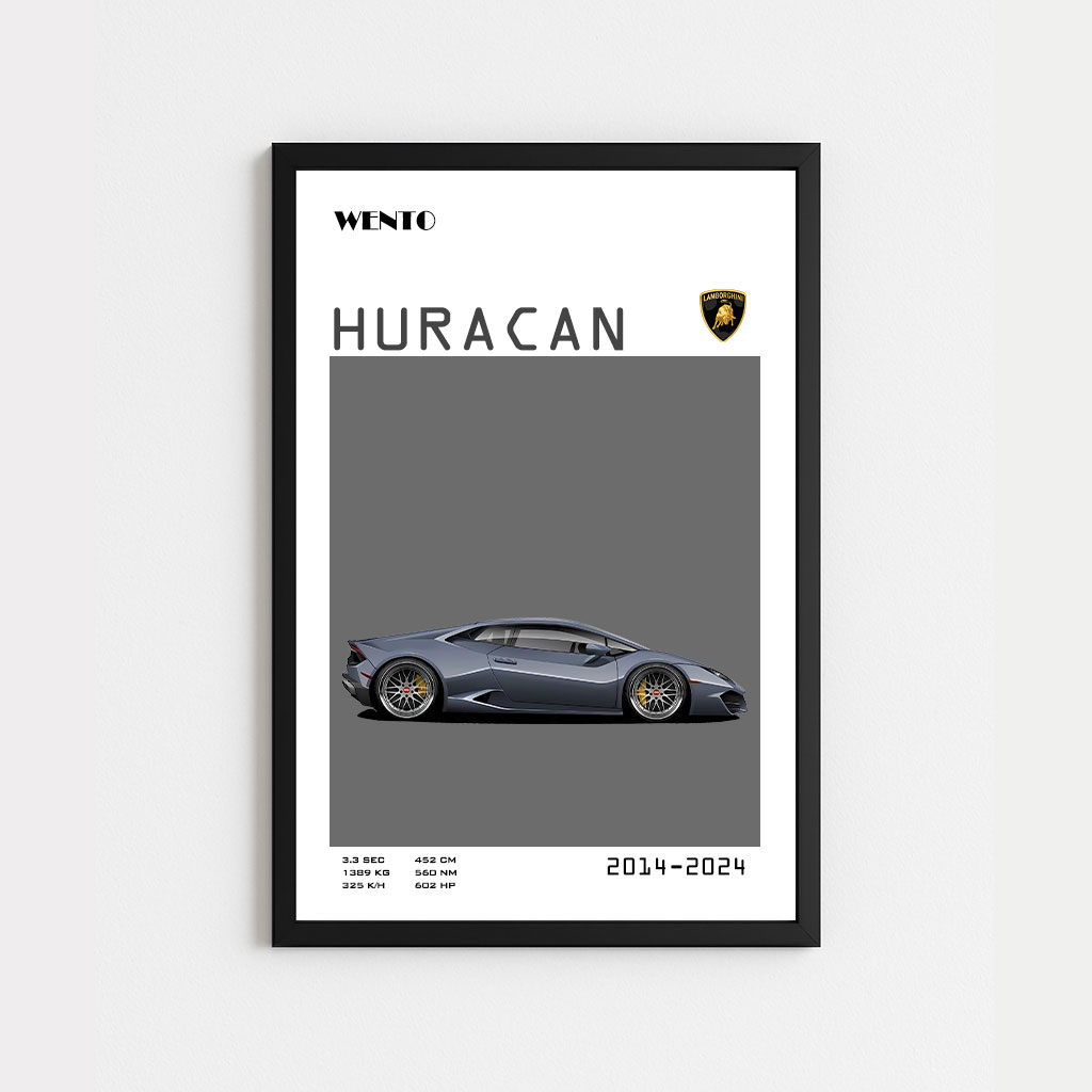 تابلو ماشینی لامبورگینی هوراکان|LAMBORGHINI HURACAN