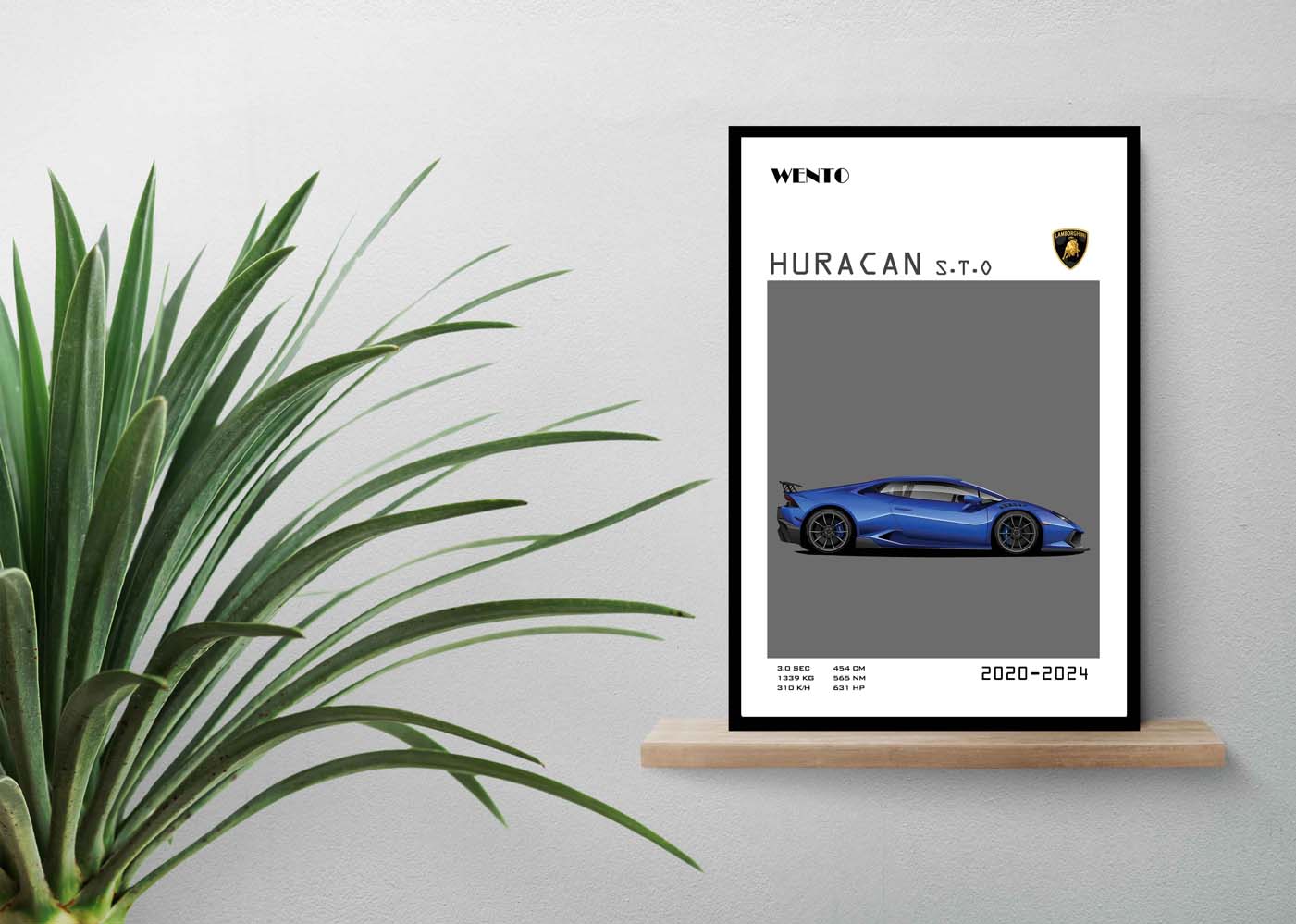 تابلو ماشینی لامبورگینی هوراکان اس تی او| LAMBORGHINI HURACAN STO - Image 2