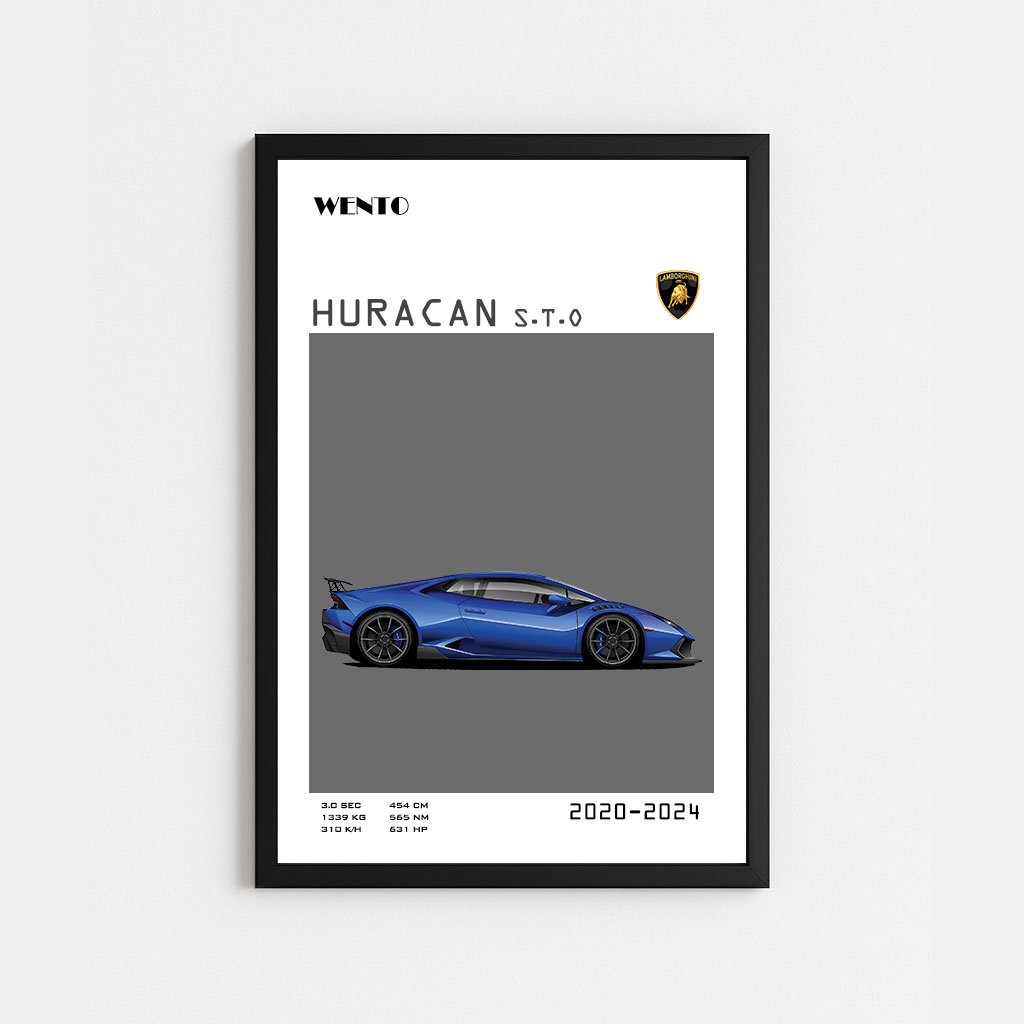 تابلو ماشینی لامبورگینی هوراکان اس تی او| LAMBORGHINI HURACAN STO