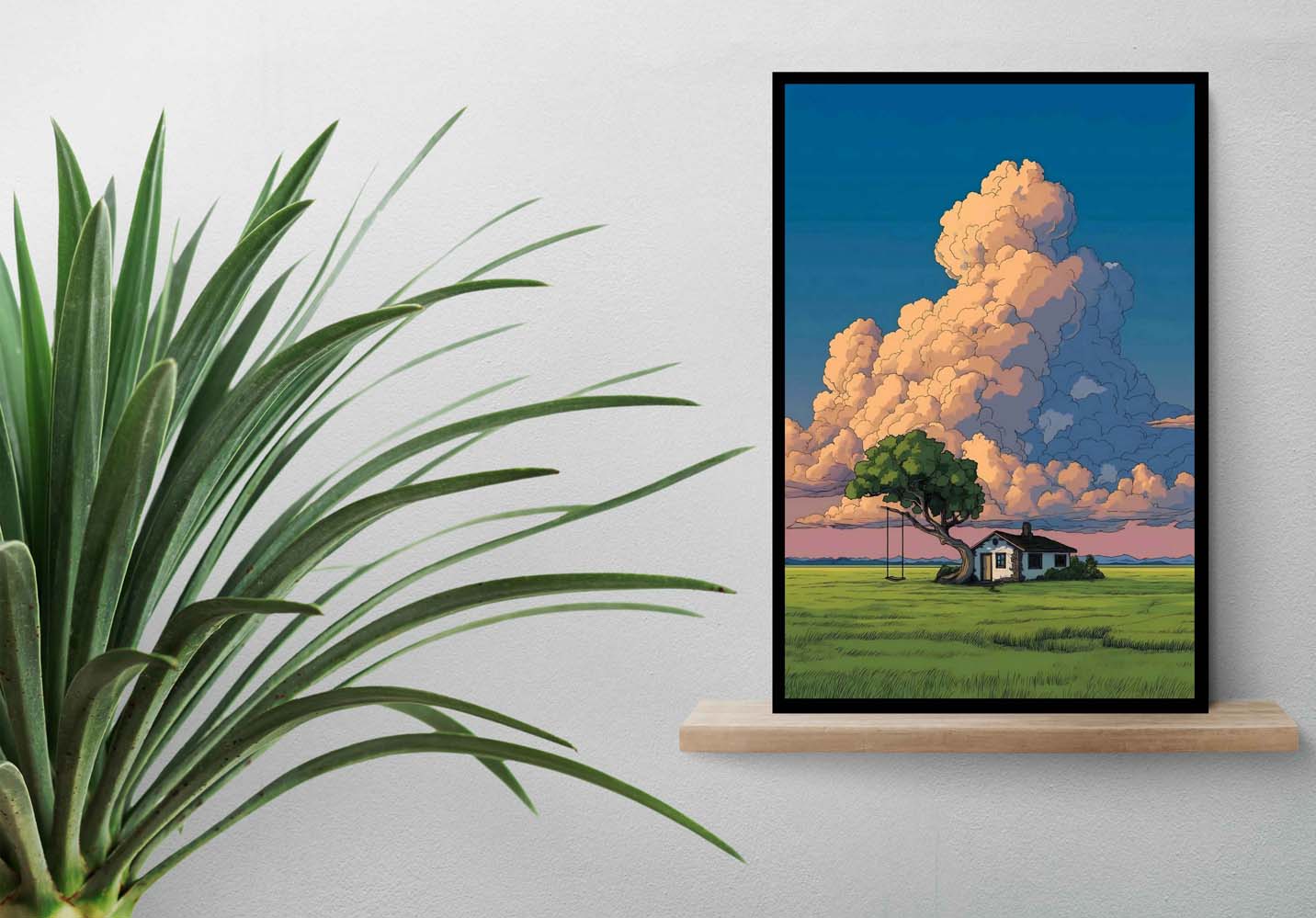 تابلو کلبه ی مزرعه ای - Image 2