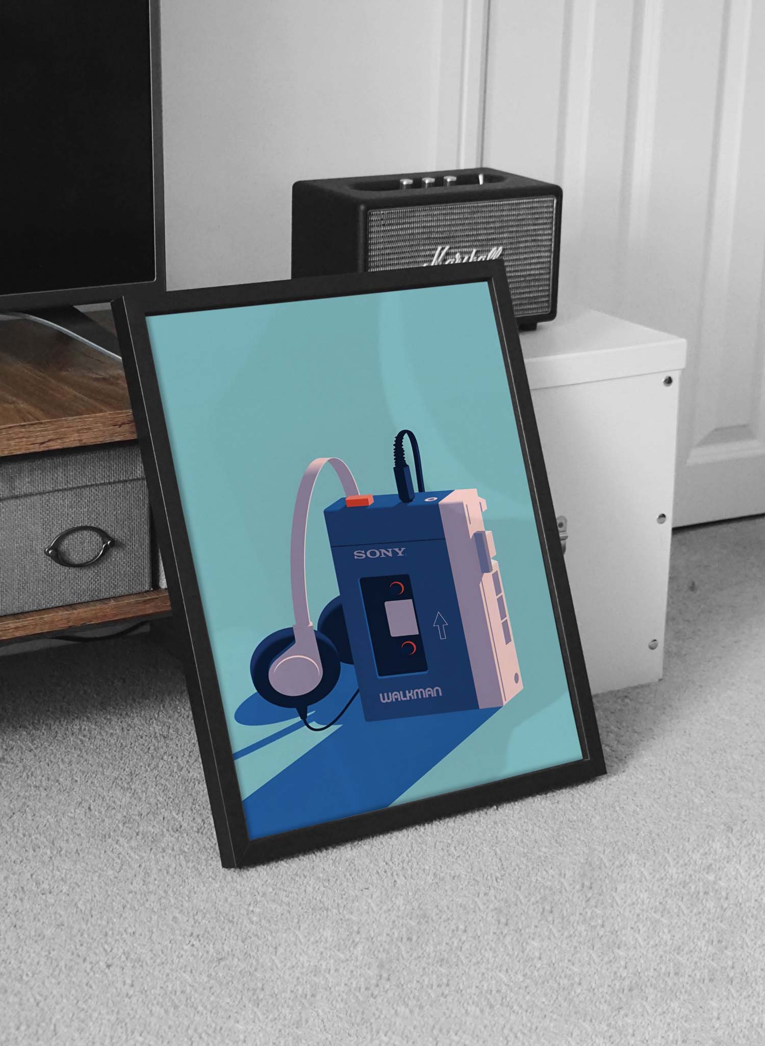 تابلو مینیمال کاست پلیر سونی واکمن|SONY WALKMAN - Image 3