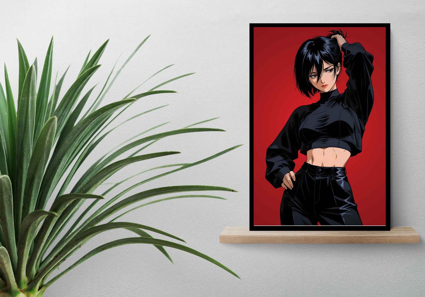 تابلو چهره میکاسا اکرمن|Mikasa Ackerman(233) - Image 2