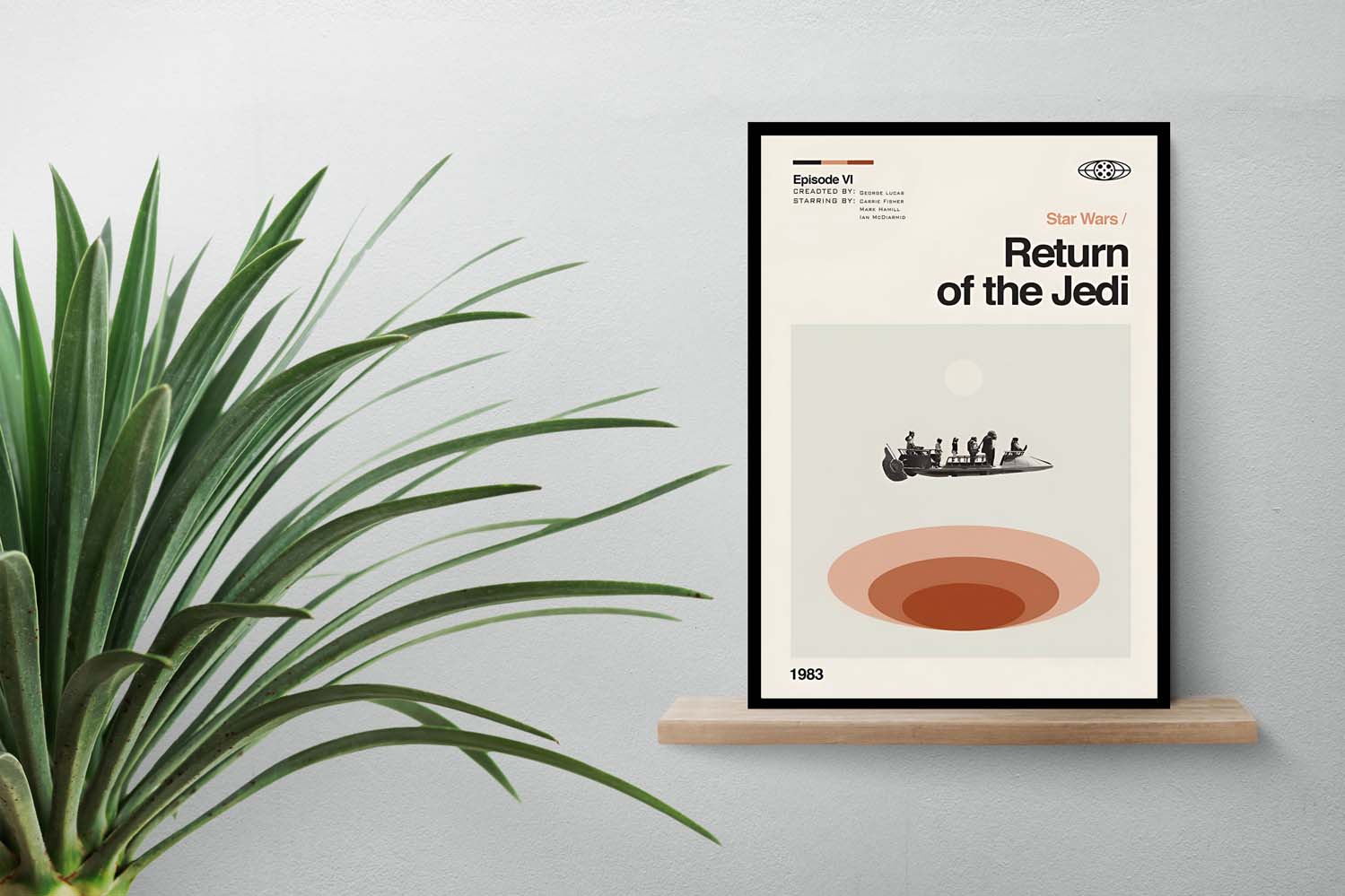 تابلو فیلم و سریال جنگ ستارگان STAR WARS(بازگشت جدای|RETURN OF JEDI) - Image 3