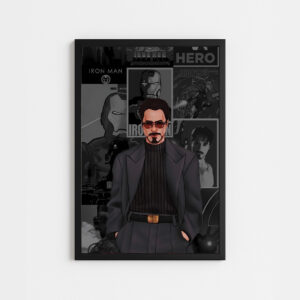 تابلو چهره آیرون من|Iron Manکد (245)