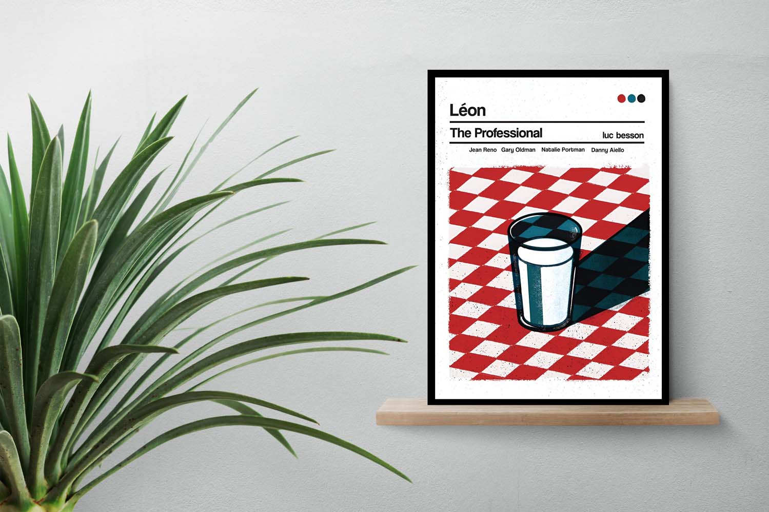 تابلو لیوان شیر لئون حرفه ای Leon THE Professional - Image 2