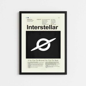تابلو مینیمال فیلم Interstellar