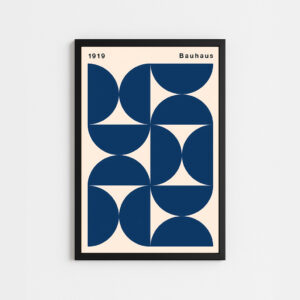 تابلو دکوراتیو مینیمال باو هاوس bauhaus
